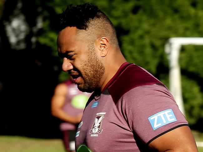 Sydney Academy of Sport - Sea Eagles media session. Siosaia Vave