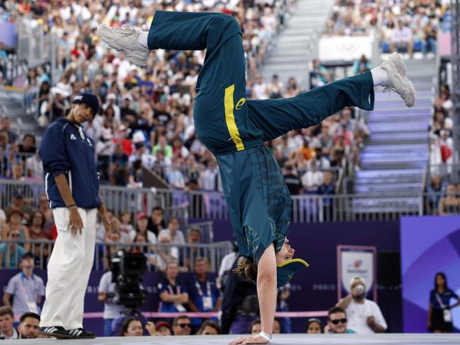 Rachael Gunn, known as Raygun caused a viral stir after her Olympic debut. Picture: Odd ANDERSEN / AFP