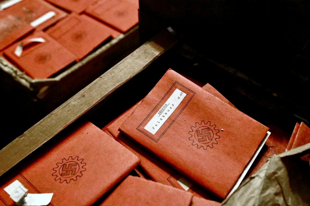 Nazi files found in champagne crates in Argentine court basement