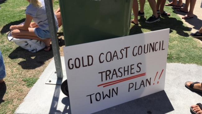 A protest has been held at Greenmount this morning. Photo: Emily Selleck