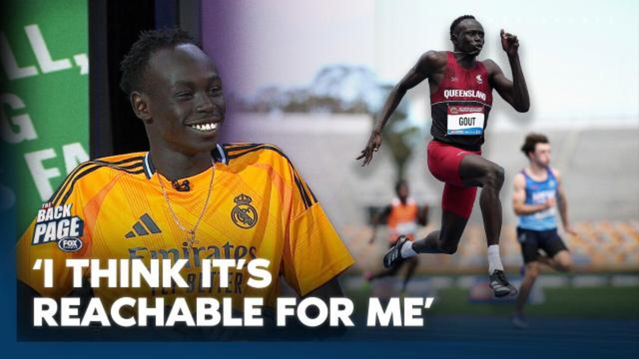 Gout Gout manifesting Olympic gold dream