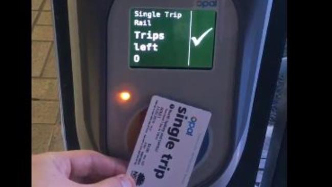 The new single use Opal card. Picture: Twitter
