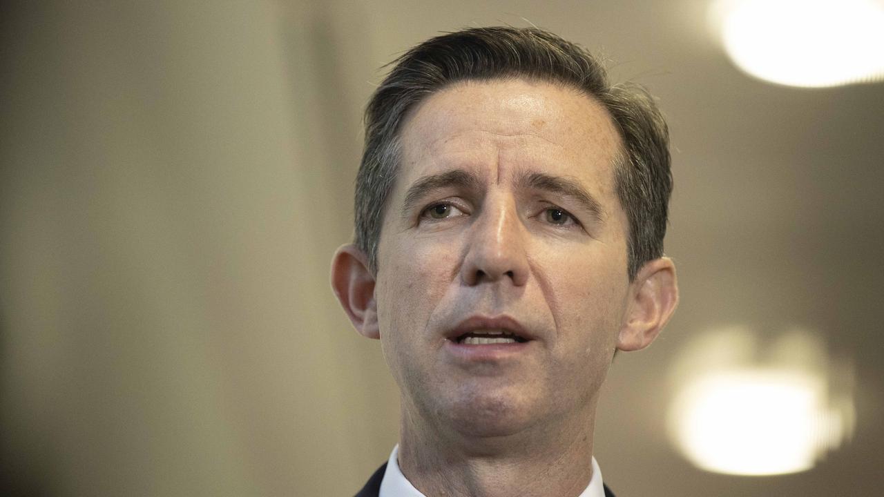 Federal Finance Minister Simon Birmingham. Picture: NCA NewsWire / Gary Ramage