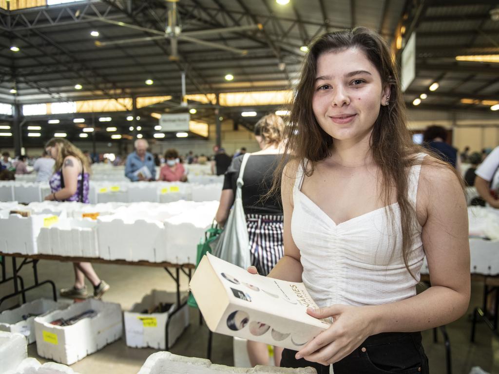 Teal Stumkat at the Chronicle Lifeline Bookfest 2022. Saturday, March 5, 2022. Picture: Nev Madsen.