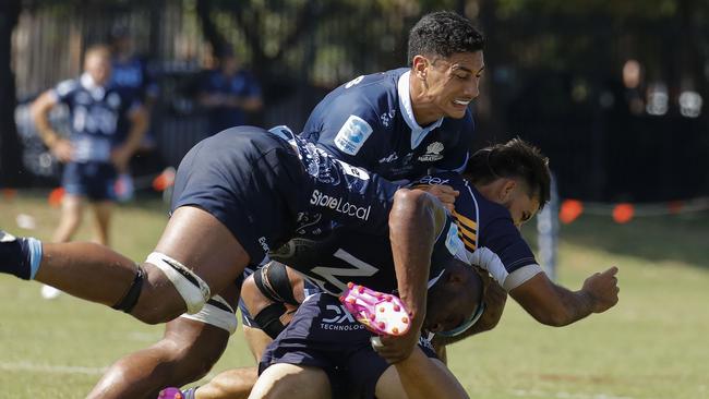 Action in the Waratahs A’s last minute win over the Brumbies Runners. Pictures: © Karen Watson/Rugby Australia