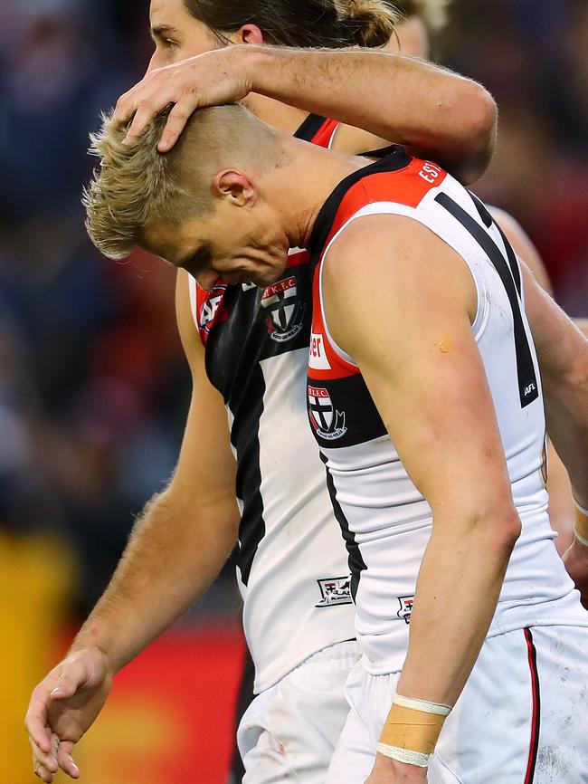 St Kilda's Nick Riewoldt needed to step away to allow for growth.