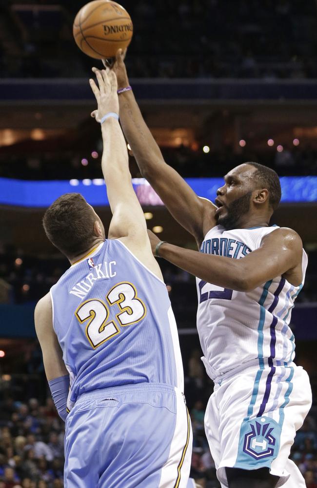 Al Jefferson led the way for Charlotte in their rout of Denver.