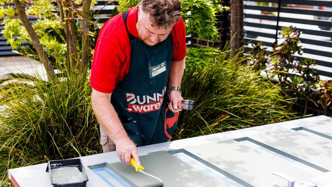 Painting your doors could bring a whole new style to your home. Picture: Bunnings