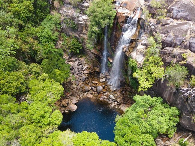 A man has died after falling from the top of Trevathan Falls. Picture:  Tropical North Queensland