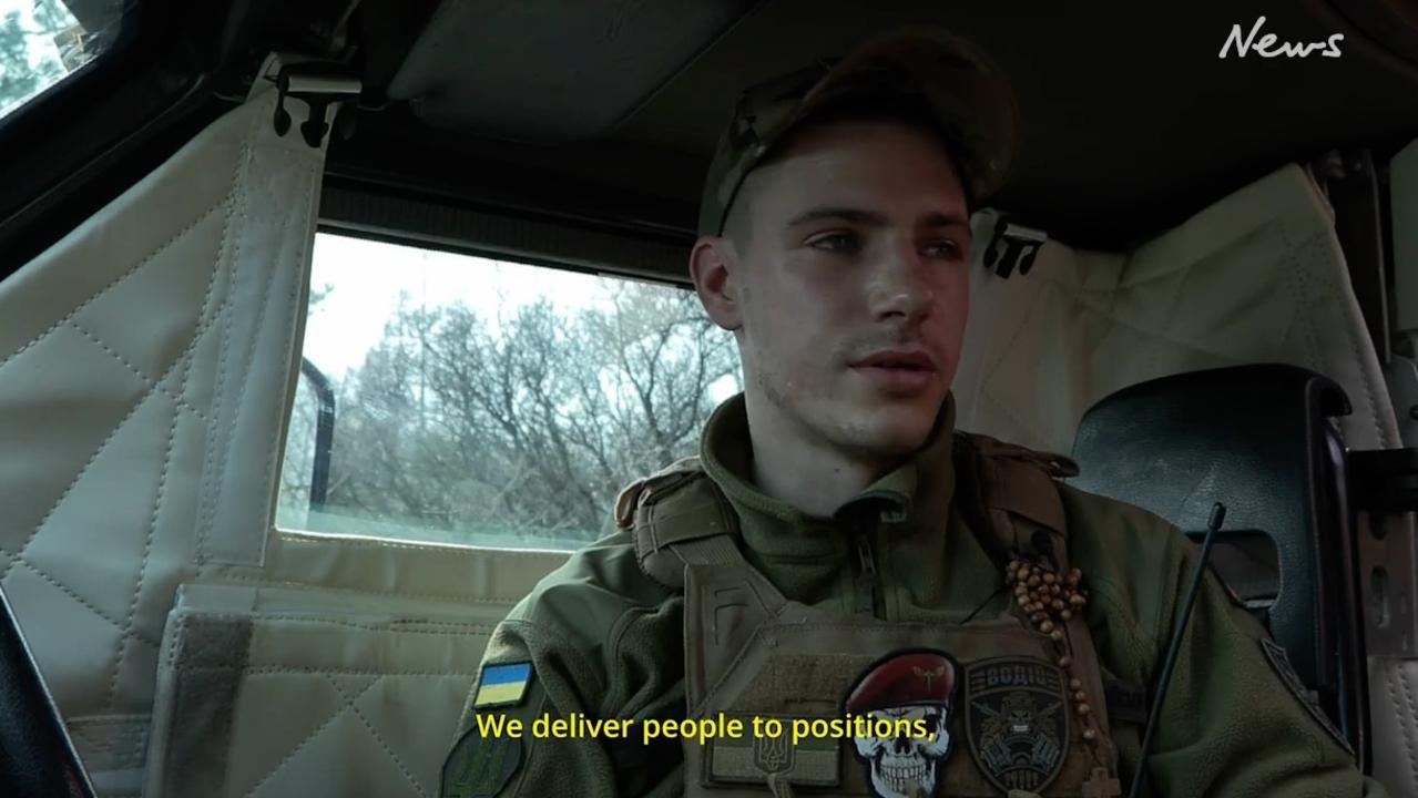 A Ukrainian Bushmaster crew talk about the Australian vehicle being a talisman on the counteroffensive frontline against Russian invaders.