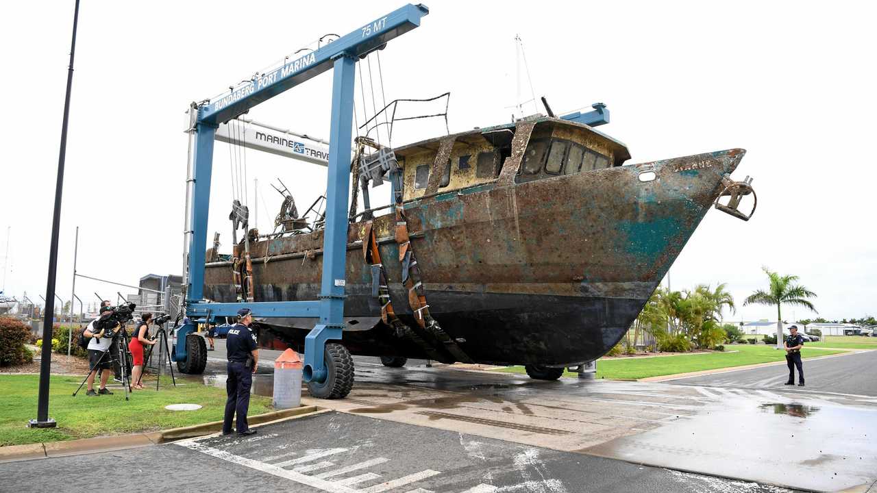 The MV Dianne at the Bundaberg Port Marina. Picture: Mike Knott BUN210218DIANNE4