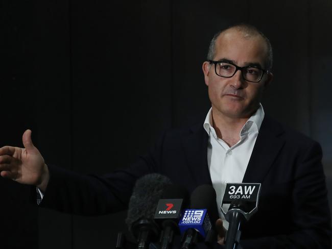 Victorian Acting Premier James Merlino has lashed the rollout as a ‘mess’. Picture: NCA NewsWire/David Crosling