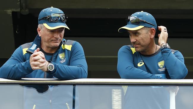 Steve Waugh joined the Ashes squad after being approached by coach Justin Langer. Picture: Getty Images