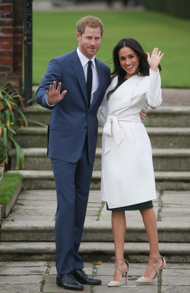 The pair will step back as senior members of the royal family and spend more time in North America. Picture: Daniel Leal-Olivas/AFP