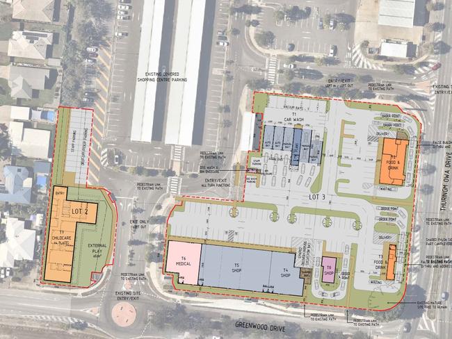 Overall plan for the broader Thuringowa Central site. Picture: Supplied.