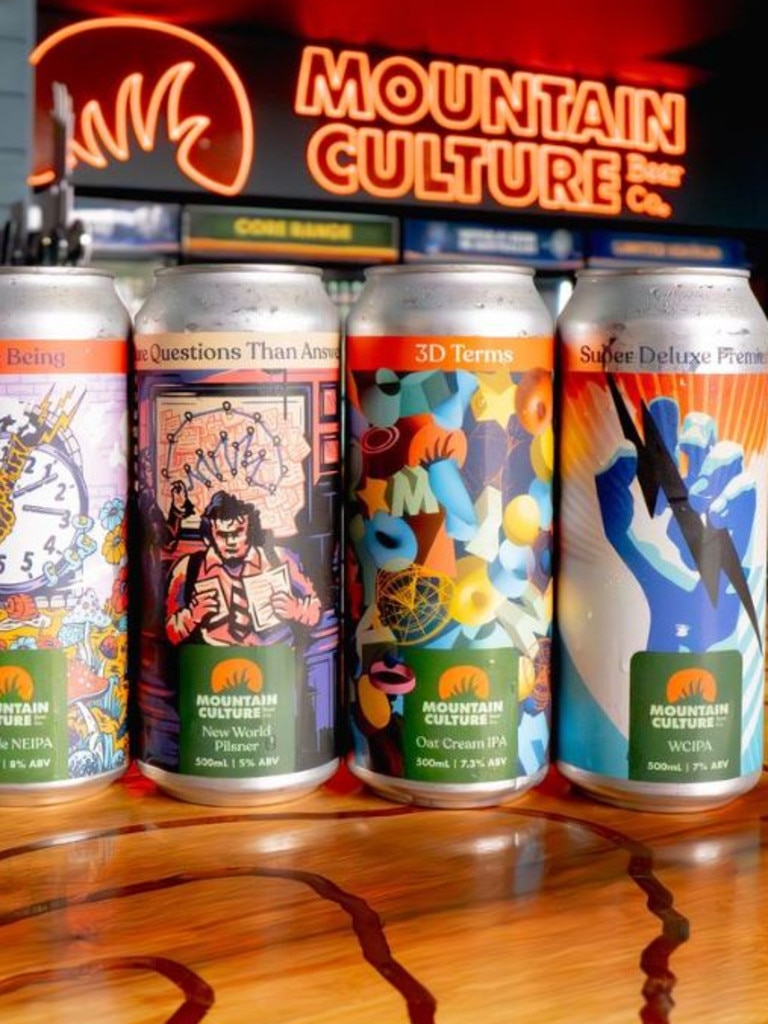 The cans are quirky, and there's plenty of them with the brewers creating three new beers each week.