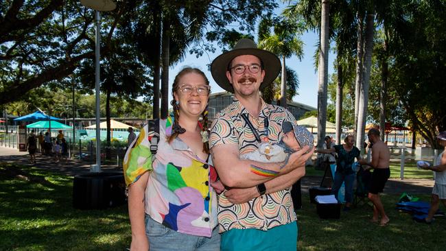 Coffey family as Territorians celebrating all things in 2024 at the Darwin Waterfront. Picture: Pema Tamang Pakhrin