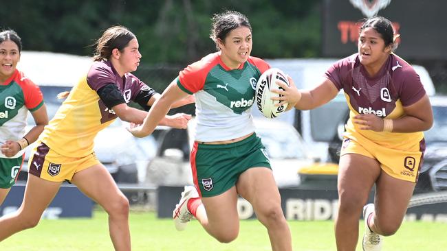 Wavell SHS’s Keira Rangi in the under-17 City v Country match. Picture, John Gass