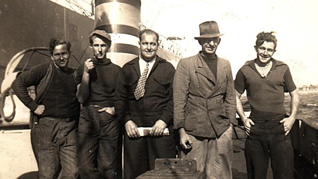 Nelcebee’s crew in 1946. Picture: Supplied.