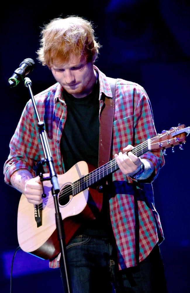 Global success ... Ed Sheeran’s X is one of the highest-selling albums of 2014 so far.