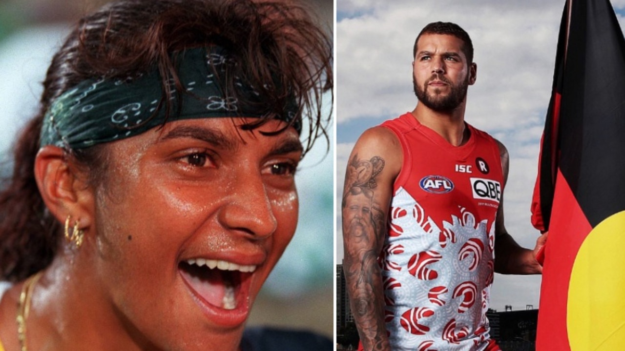 Nova Peris has taken issue with Buddy Franklin’s use of the Aboriginal flag.