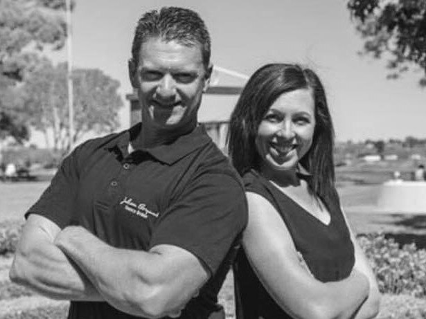 REAL ESTATE POWERHOUSE: Allison Whaites with husband Julian Bryant.