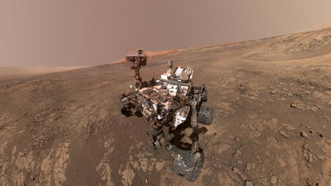 NASA's Curiosity Mars rover on Vera Rubin Ridge. (NASA/JPL-Caltech/MSSS via AP)