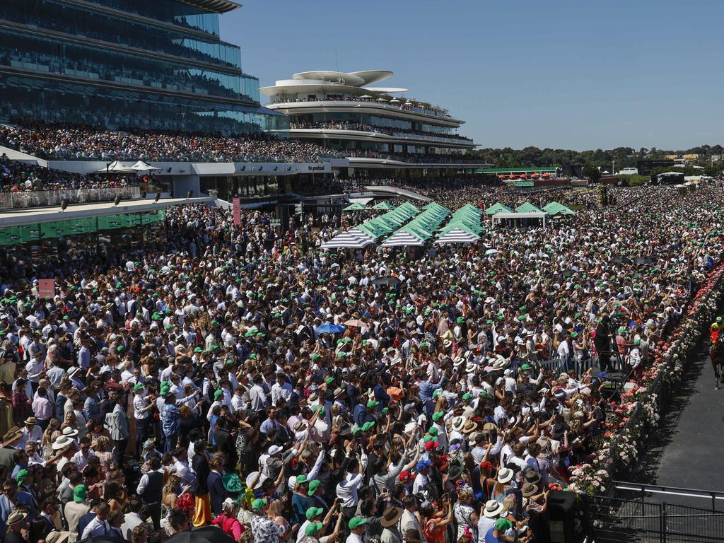 Melbourne Cup Day at Flemington Racecourse last year in Melbourne. Picture: Michael Klein