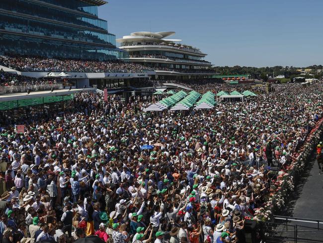 Melbourne Cup Day at Flemington Racecourse last year in Melbourne. Picture: Michael Klein