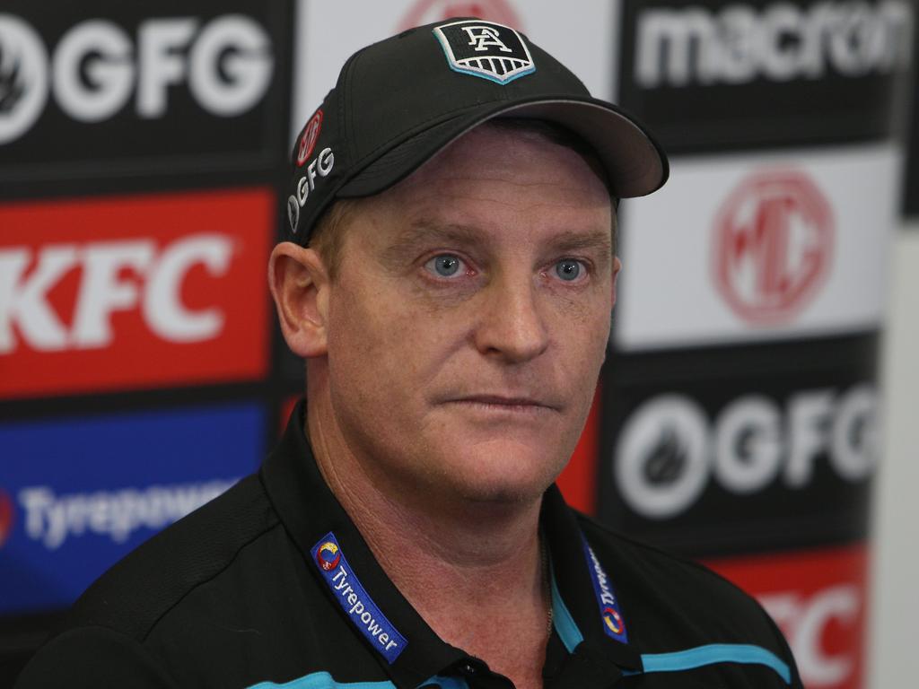 Voss has left his assistant coaching job at Port Adelaide to join Carlton. Picture: Emma Brasier / NCA NewsWire