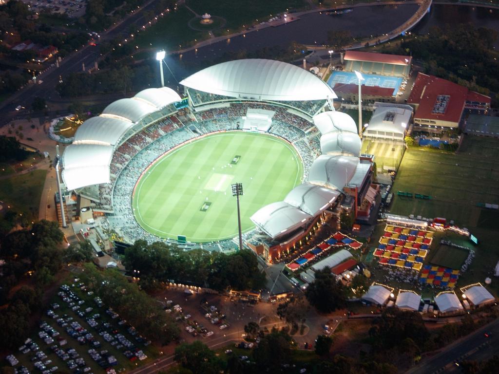 The band will then fly to Adelaide Oval for November 19. Picture Matt Turner