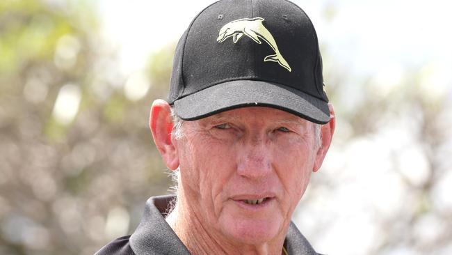 Dolphins coach Wayne Bennett. Picture: Steve Pohlner