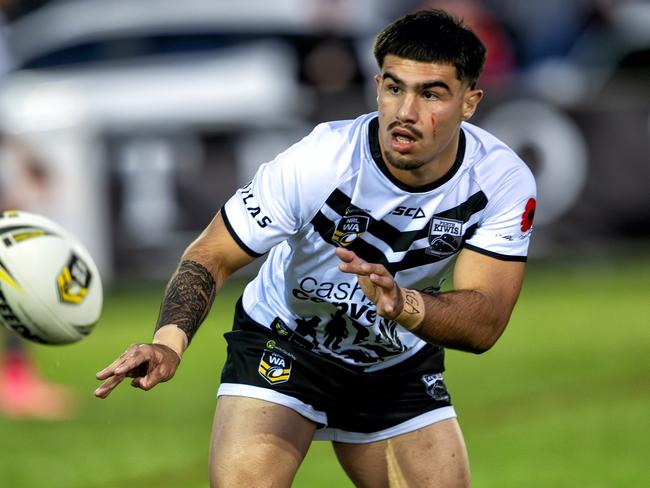 WA young gun Kobi Aiesi in action for the Perth Kiwis. Picture: NRL WA