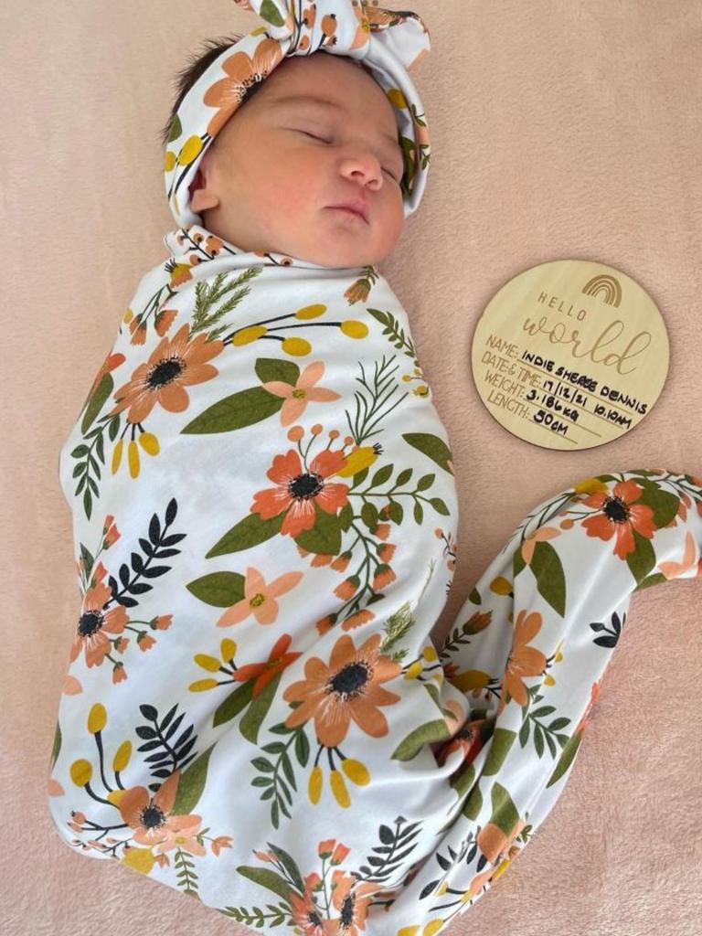 Don and Debbie welcomed their second grandchild, little Indie Sheree Dennis, on December 17. Picture: Supplied