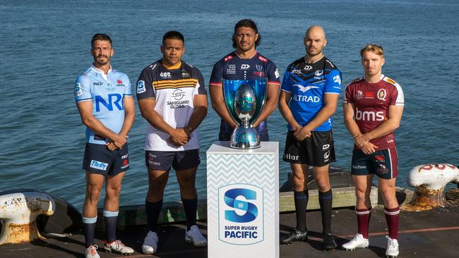 Australia’s Super Rugby captains gather for the season launch in Auckland this week Picture: Getty Images