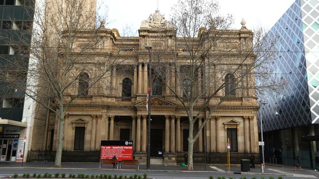 The 140-year old Edmund Wright House was saved from demolition by the Dunstan government. Pic tait schmaal.