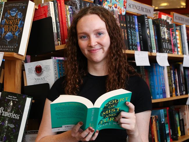 SYDNEY, AUSTRALIA : NewsWire Photos - JANUARY 23 2025; Abbey Lawrey organises the fantasy book club at Berkelouw books in Balgowlah in Sydney. Picture: NewsWire/ Gaye Gerard