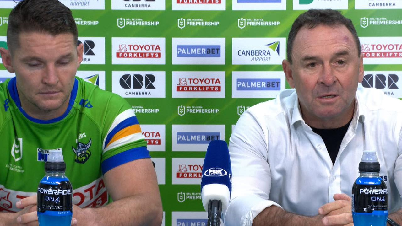 Jarrod Croker and Ricky Stuart.