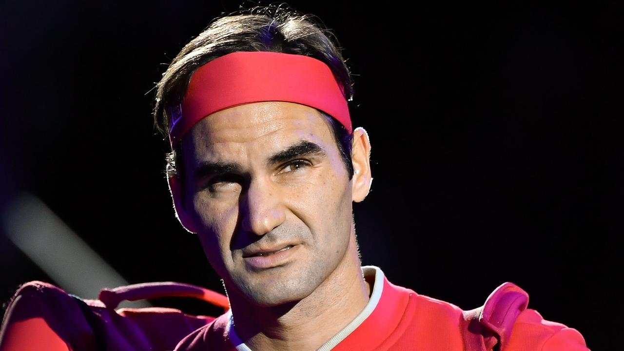 (FILES) In this file photo taken on October 21, 2019 shows Swiss Roger Federer in Basel. - Men's Grand Slam singles record-holder Roger Federer said on June 10, 2020 he would be sidelined until 2021 after undergoing keyhole surgery on his right knee. (Photo by FABRICE COFFRINI / AFP)