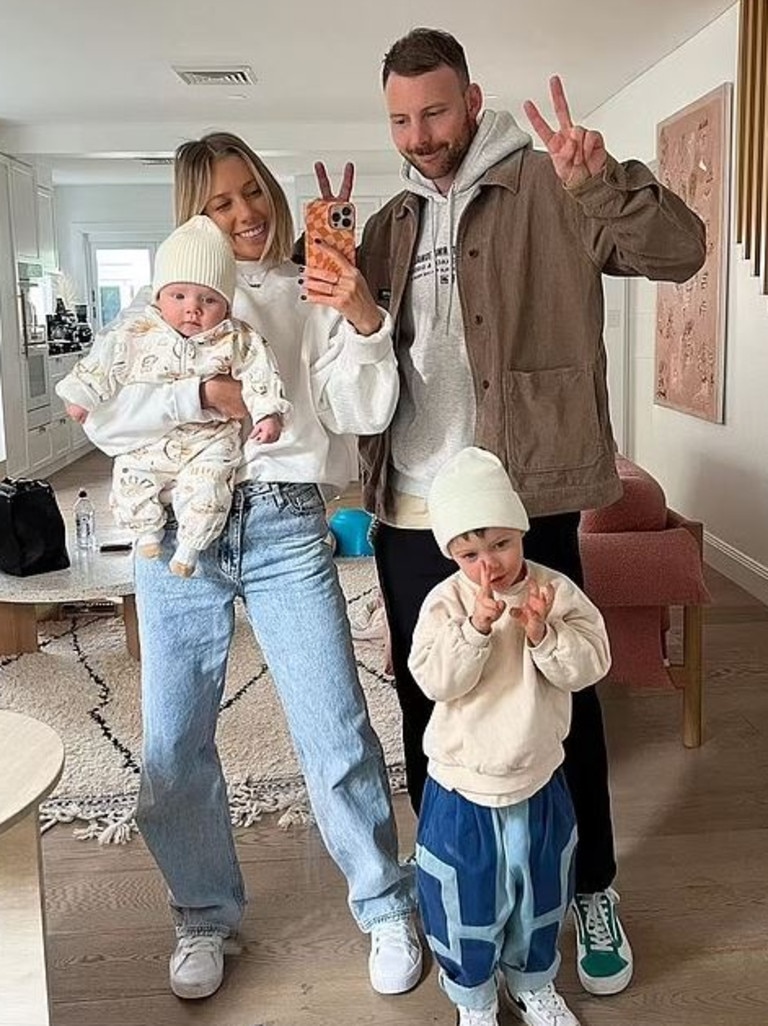 The fitness influencer and her husband have two sons. Picture: Instagram