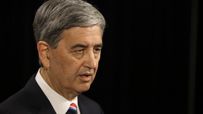 Treasurer Rob Lucas said the cyber attack was “deeply disappointing”. Picture: Kelly Barnes/Getty Images