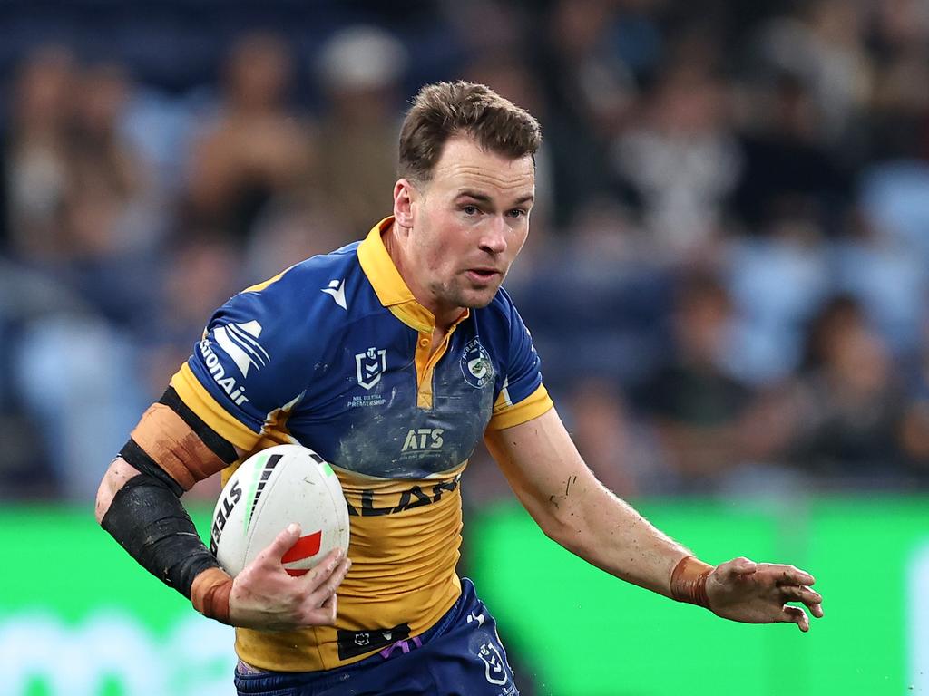 The Eels fullback spot is up for grabs after Clint Gutherson signed with the Dragons. Picture: Getty Images