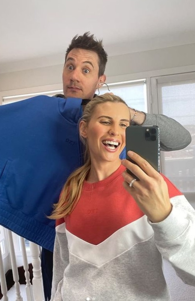 She said husband and comedian Ed Kavalee has been her ‘rock’ during her times of need. Picture: Instagram/tiffhall_xo