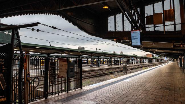 Sources say industrial action may shutdown Sydney’s rail network again. Picture: NCA NewsWire / Flavio Brancaleone