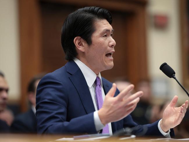 WASHINGTON, DC - MARCH 12: Former special counsel Robert K. Hur testifies before the House Judiciary Committee on March 12, 2024 in Washington, DC. Hur investigated U.S. President Joe Bidenâs mishandling of classified documents and published a final report with contentious conclusions about Bidenâs memory.   Win McNamee/Getty Images/AFP (Photo by WIN MCNAMEE / GETTY IMAGES NORTH AMERICA / Getty Images via AFP)