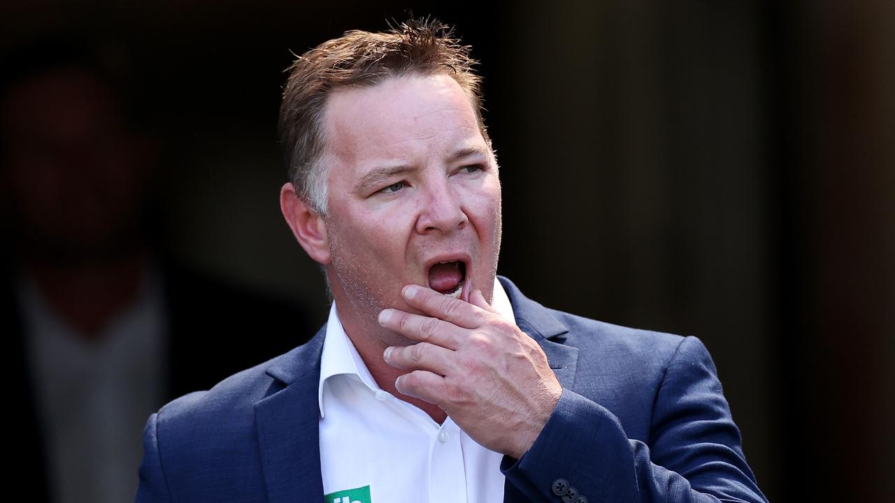 Knights coach Adam O’Brien has had a tough season. Picture: Cameron Spencer/Getty Images