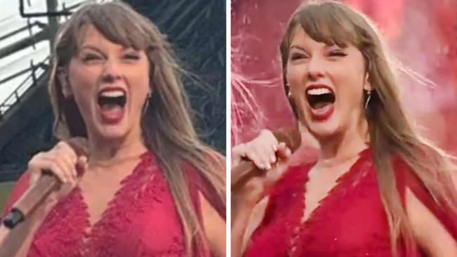 Taylor Swift stunned by surprise guest at Eras Tour show in Dublin.