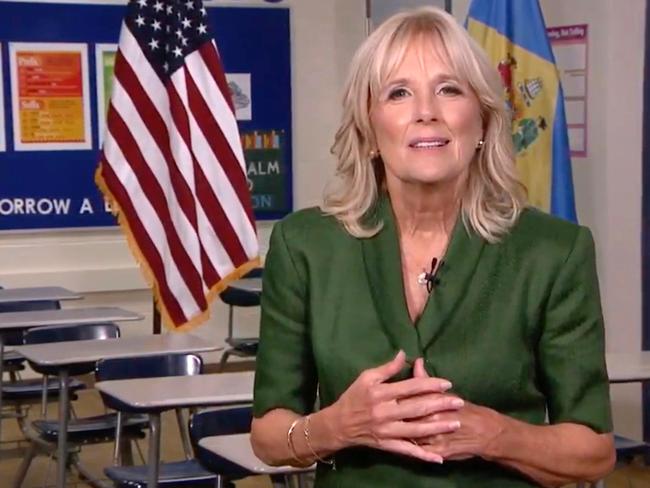 She’s ready! Dr Jill Biden was Second Lady when her husband Joe Biden held the Vice Presidency under Barack Obama. Picture: AFP