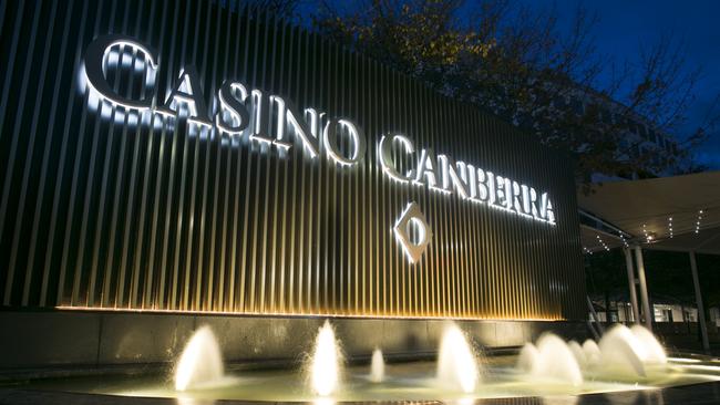 Canberra’s casino is owned by Aquis Entertainment.