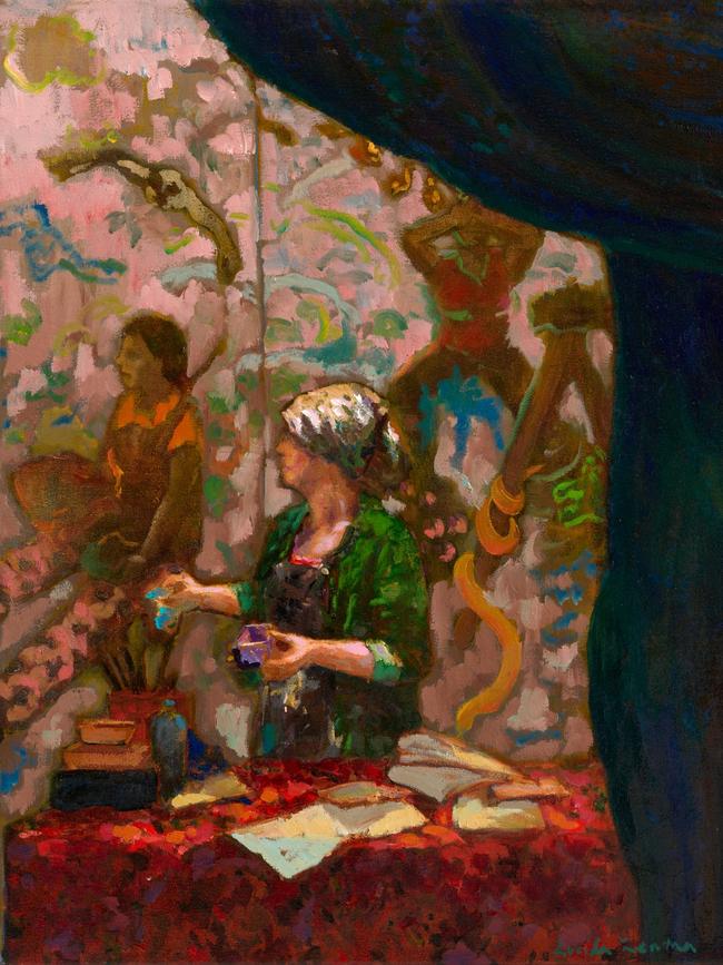 Lucila Zentner ‘Wendy in the gallery’ © the artist, image © Art Gallery of New South Wales, Jenni Carter Sitter: Wendy Sharpe